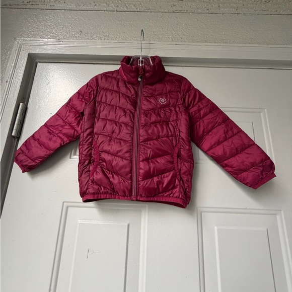 Color Kids  Toddler Quilted Packable Jacket, fuchsia Size 2 - Picture 5 of 7